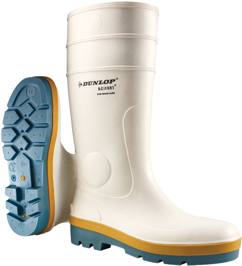 The Boots Feature Energy Absorption Of The Heel Region - Dunlop Acifort Tricolor (590x590)