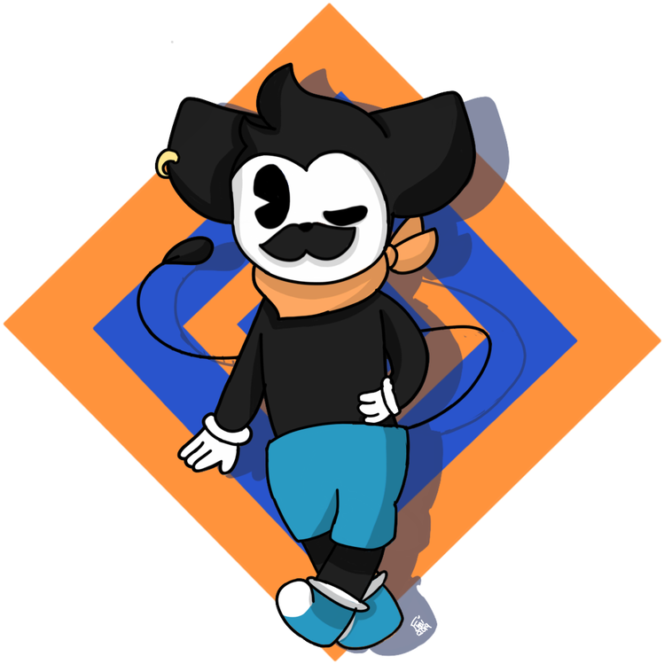 For Yamiel The Bad Luck Cat By Heartlychan - Cartoon (1280x800)