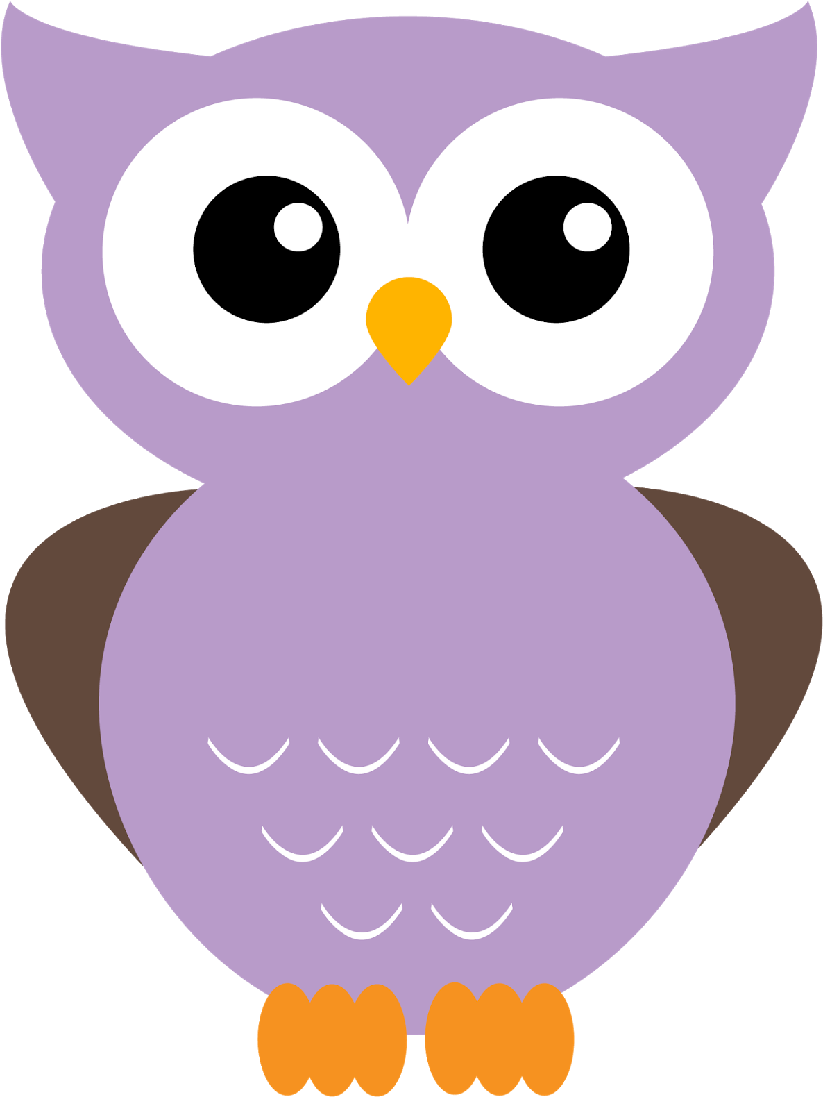 Lechuza Sofia Owl Clip Art Cute - Cute Purple Owl Clipart (1203x1600)