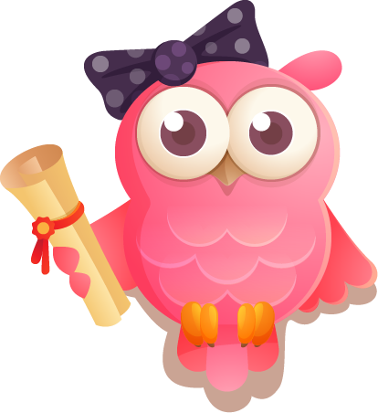 Prescholars Nursery Education Owl Icon - Cartoon (414x452)