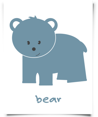 Bear Wall Free Chickadee And Company - Animal (480x480)