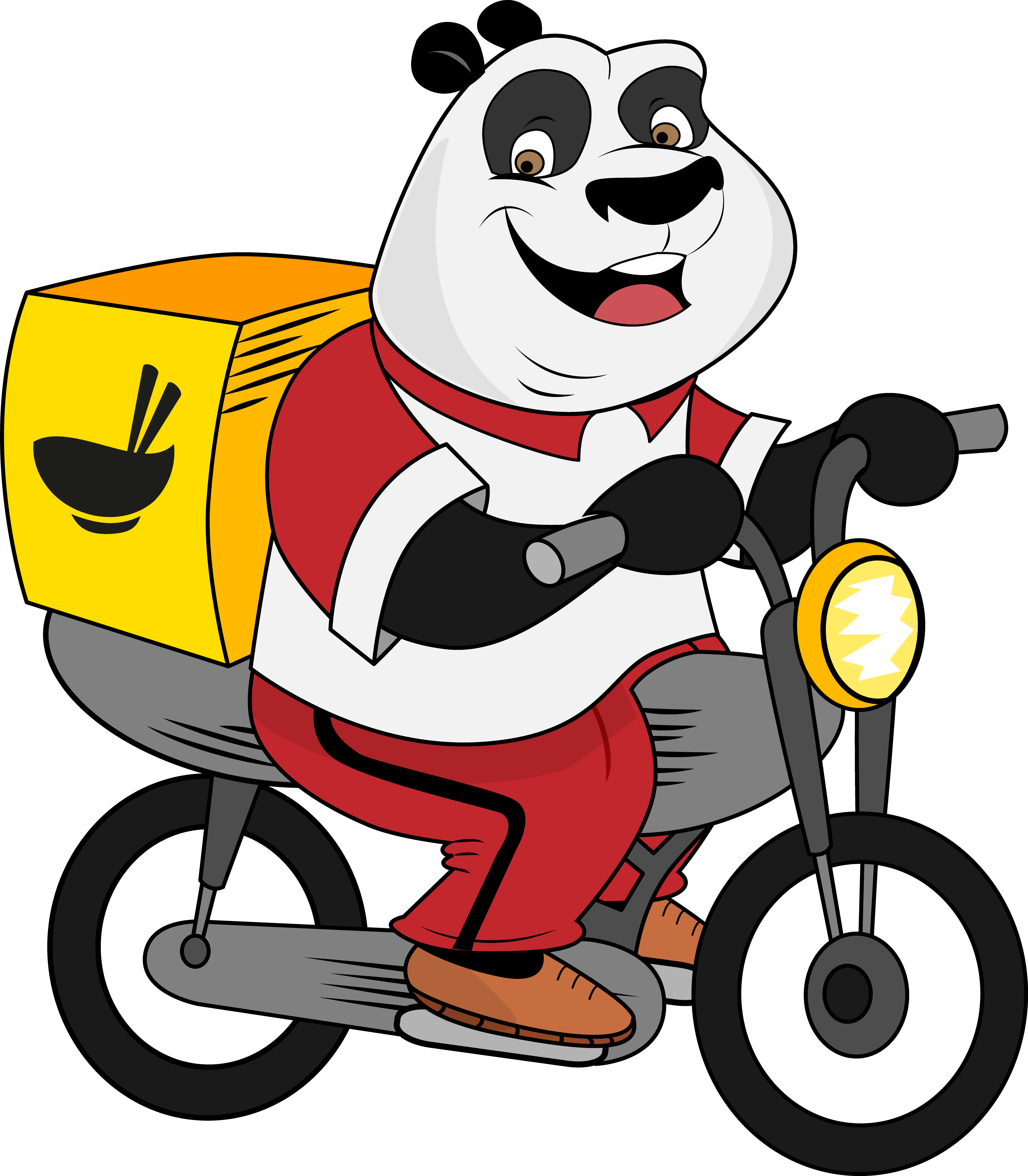 How Panda Became A Delivery Boy - Delivery Foodpanda (4231x4839)