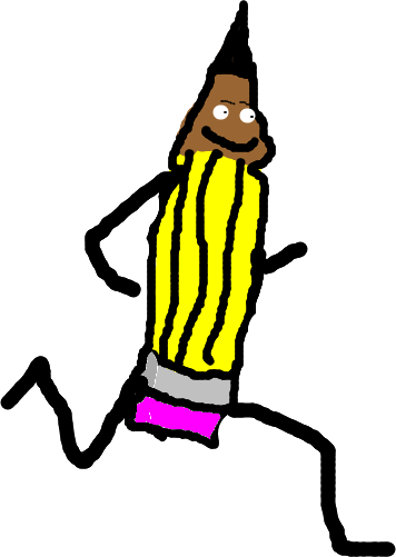 Pencil - Walk - Illustration (356x501)