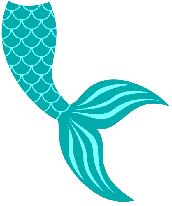 Mermaid Tail Clip Art - Mermaid Tail Svg Free (590x708)