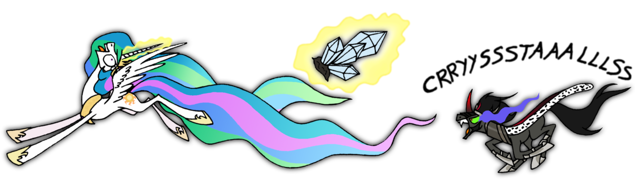 Grievousfan, Behaving Like A Dog, Chase, Crystal, Dialogue, - Mlp Alicorn Fighting Base (1280x365)