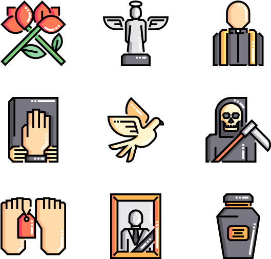 Funeral Clipart Symbol - Funeral Symbols Svg (600x564)