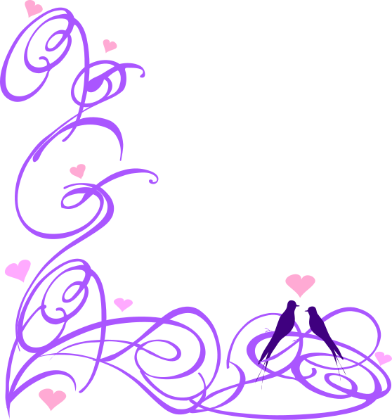 558 X 597 3 - Page Borders Line Art (558x597)