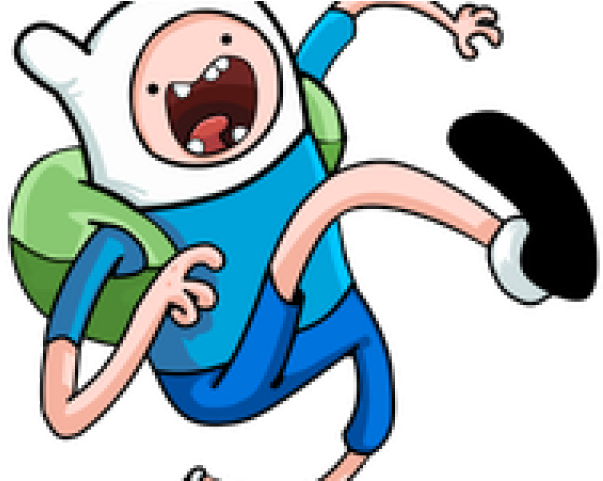 Adventure Time Clipart Family Adventure - Adventure Time Finn Running (640x480)
