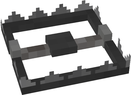 Bear Trap Png Clip Art Black And White Stock - Minecraft Bear Trap Mod (517x378)