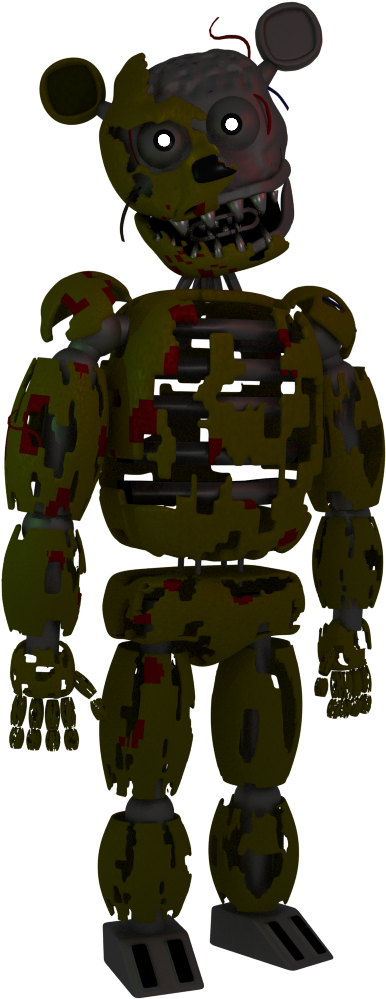 Artworki Present To You - Fnaf World Bear Trap (1591x1188)