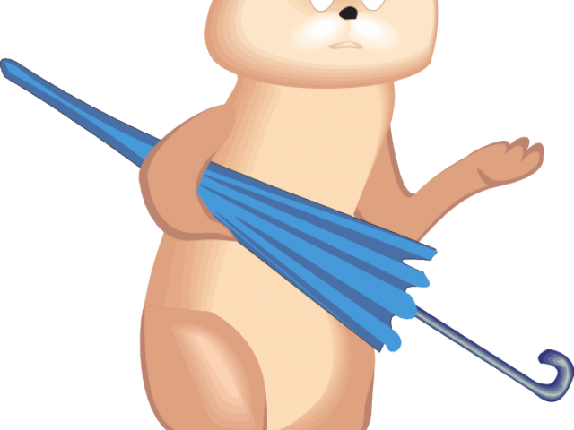 Umbrella Clipart Bear - Illustration (640x480)
