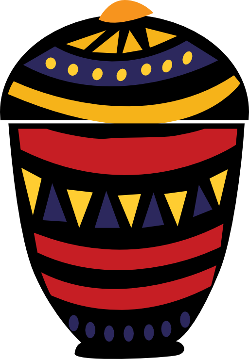 African Jar Icon - African Jar Icon (512x740)