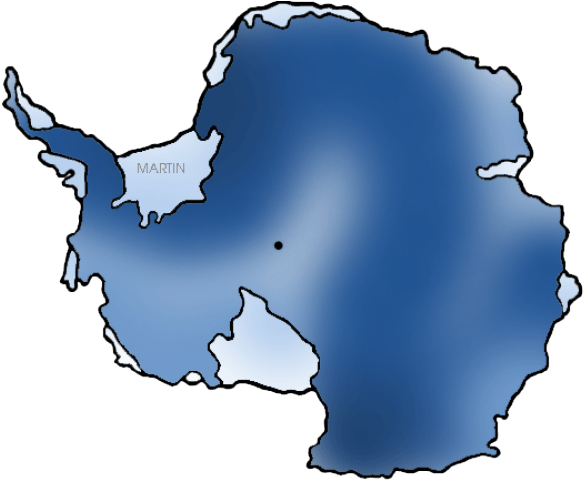Map Clipart Antarctica - Map Of Antarctica Png (640x480)