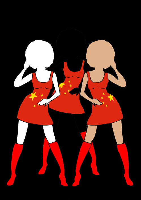 There's Nothing Like 3 Funk Diva's Who Like To Change - Illustration (498x702)