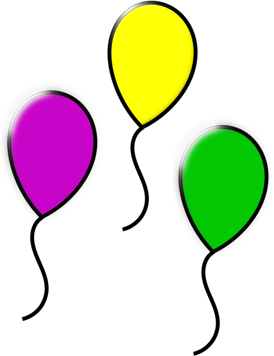 All Photo Png Clipart - Small Balloons Clip Art (600x750)