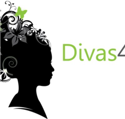 Divas 4 Tech - Flower Silhouette Hair Vector (400x400)