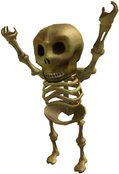 Dancing Skeleton Roblox - Spooky Scary Skeletons Png (420x420)