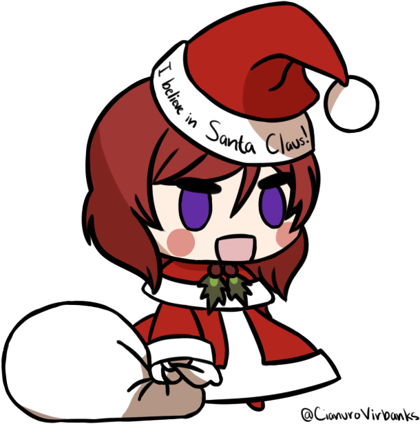 [art]it's Not Like I Wanted To Wish You A Merry Christmas - Little Witch Academia Padoru (706x640)