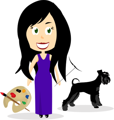 In Larger Organizations, The Art Director Is Usually - Standard Schnauzer (373x395)