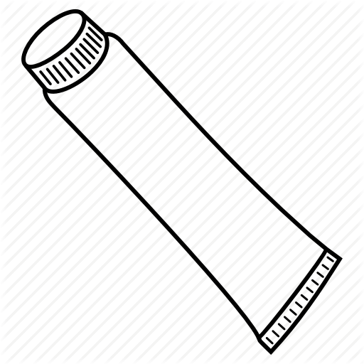 Download Drawing Of Paste Clipart Athletic Shoe Connection - Drawing Of A Toothpaste Tube (512x512)