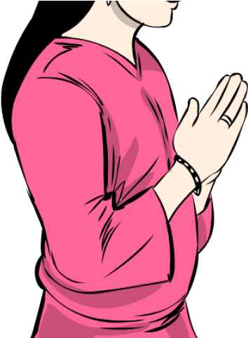 Hug Clipart Share - Cartoon Woman Thai Png (640x480)