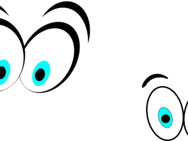 Cartoon Eyes Cliparts - Looking Eyes (640x480)
