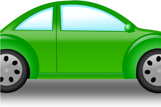 Car Clipart Girl - Green Car Clipart Png (640x480)