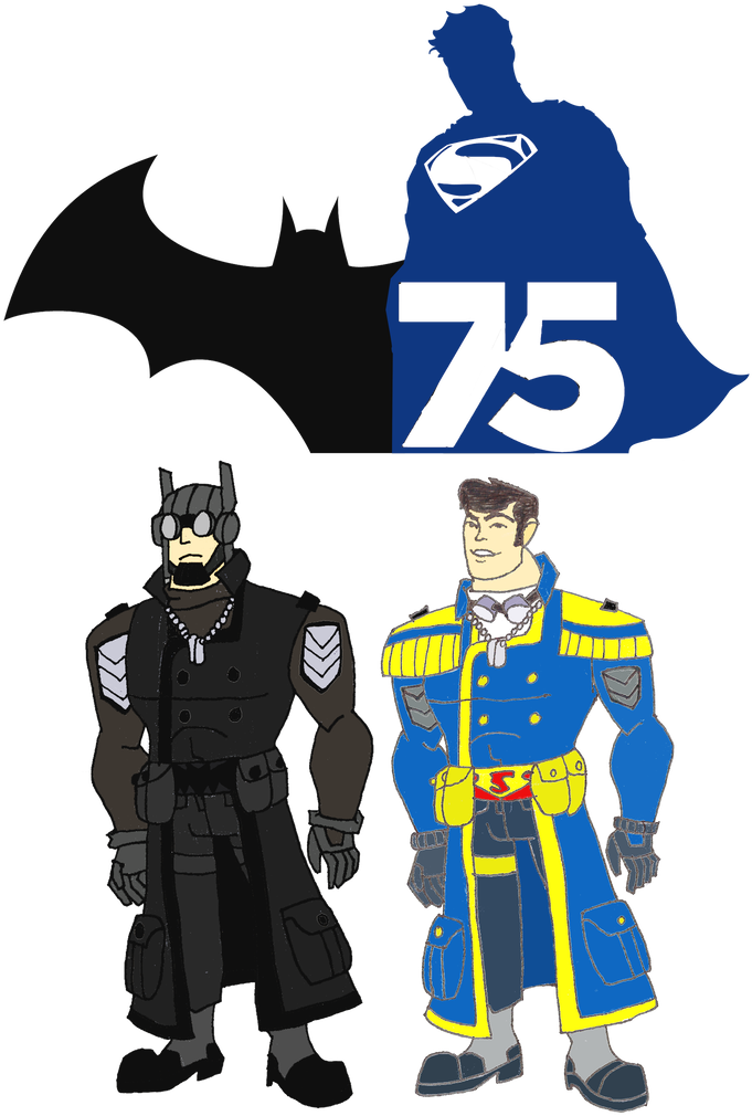 75 Years Of The Dc Greats - Cartoon (751x1063)