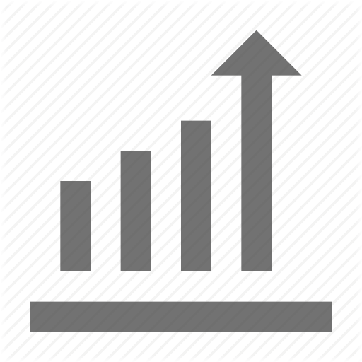 Business Growth Chart Png Transparent Images - Business Growth Chart Icon (512x512)
