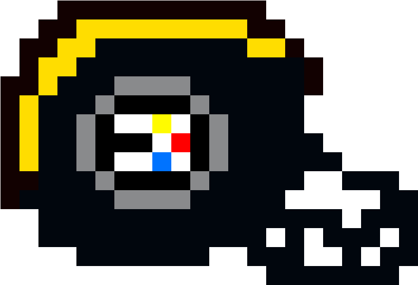 Steelers Helmet - Undertale Napstablook Pixel Art (1184x1184)