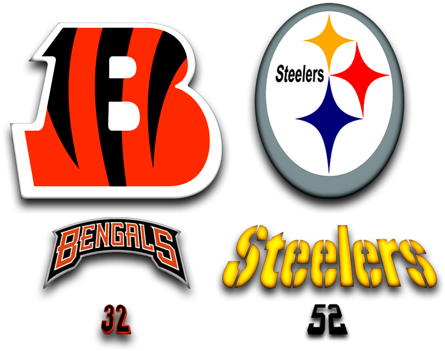 Bengals-steelers Rivalry By Namath1968 - Logos And Uniforms Of The Pittsburgh Steelers (900x710)