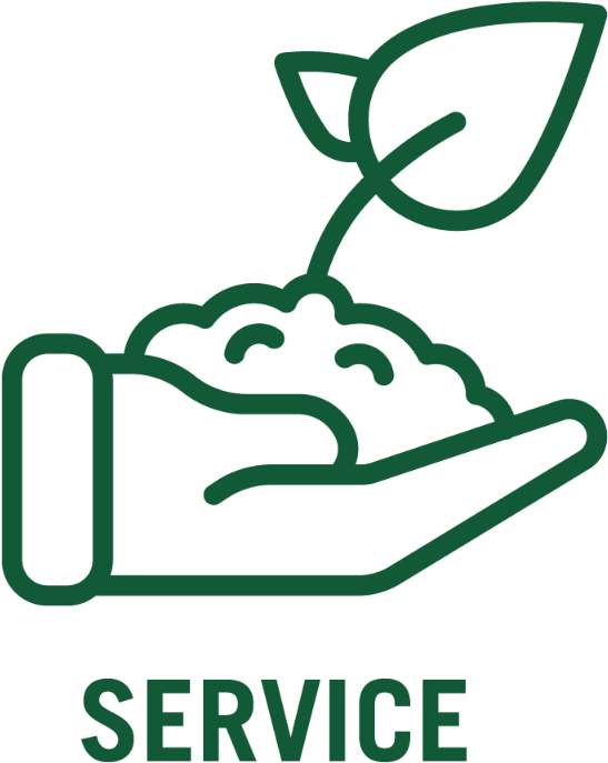 Service And Hand With Plant Icon - Cover Of Excellence (1200x705)