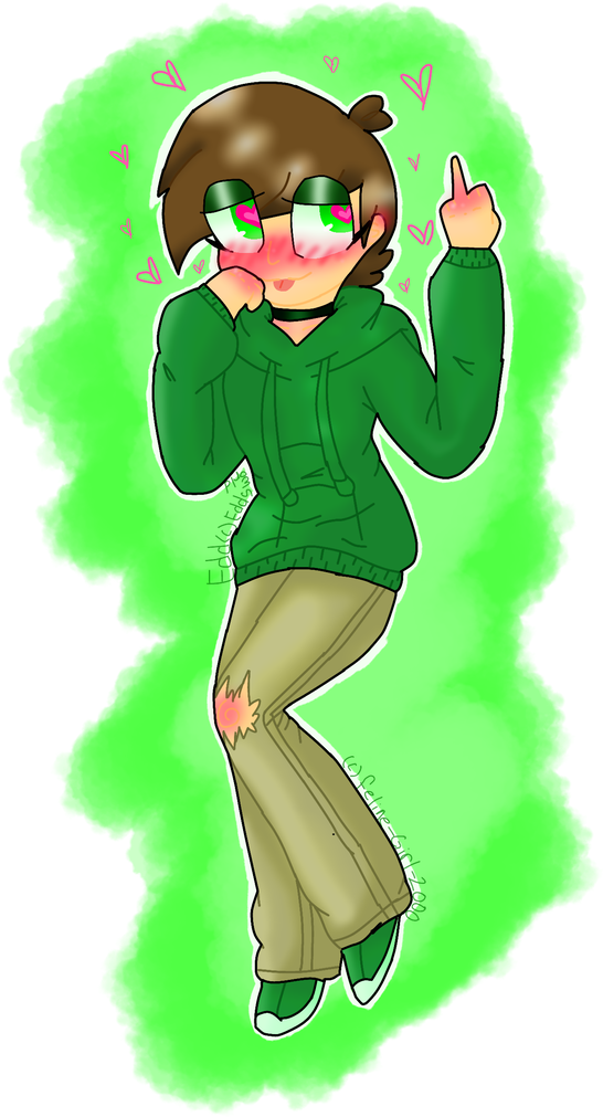 Edd Flip Off By Feline Girl 2000 - Cartoon (774x1032)