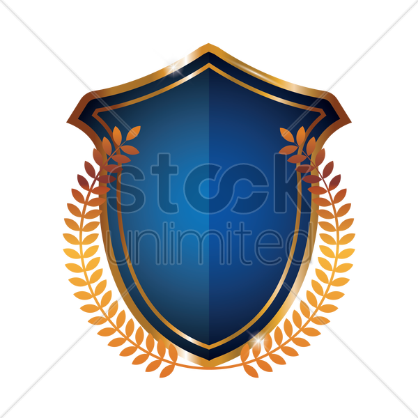 Black And Gold Shield Logo Clipart Logo Clip Art - Red And Gold Shield (600x600)