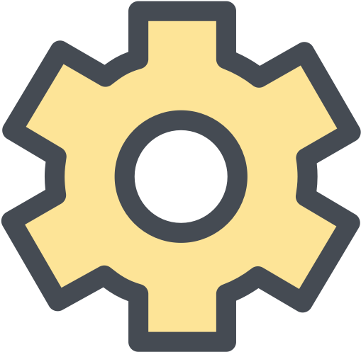 Cog, Gear, Gearwheel, General, Overall, Machine, Automobile - Windows 10 Settings Icon (512x512)