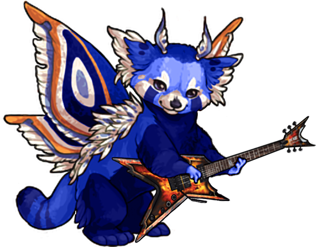 Blue Rocker - Cartoon (643x500)