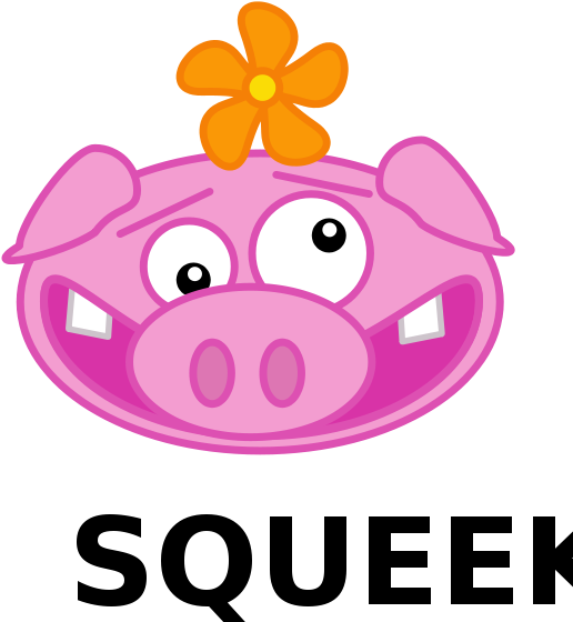 Free Squeek Peterm - Pig Clipart (566x800)
