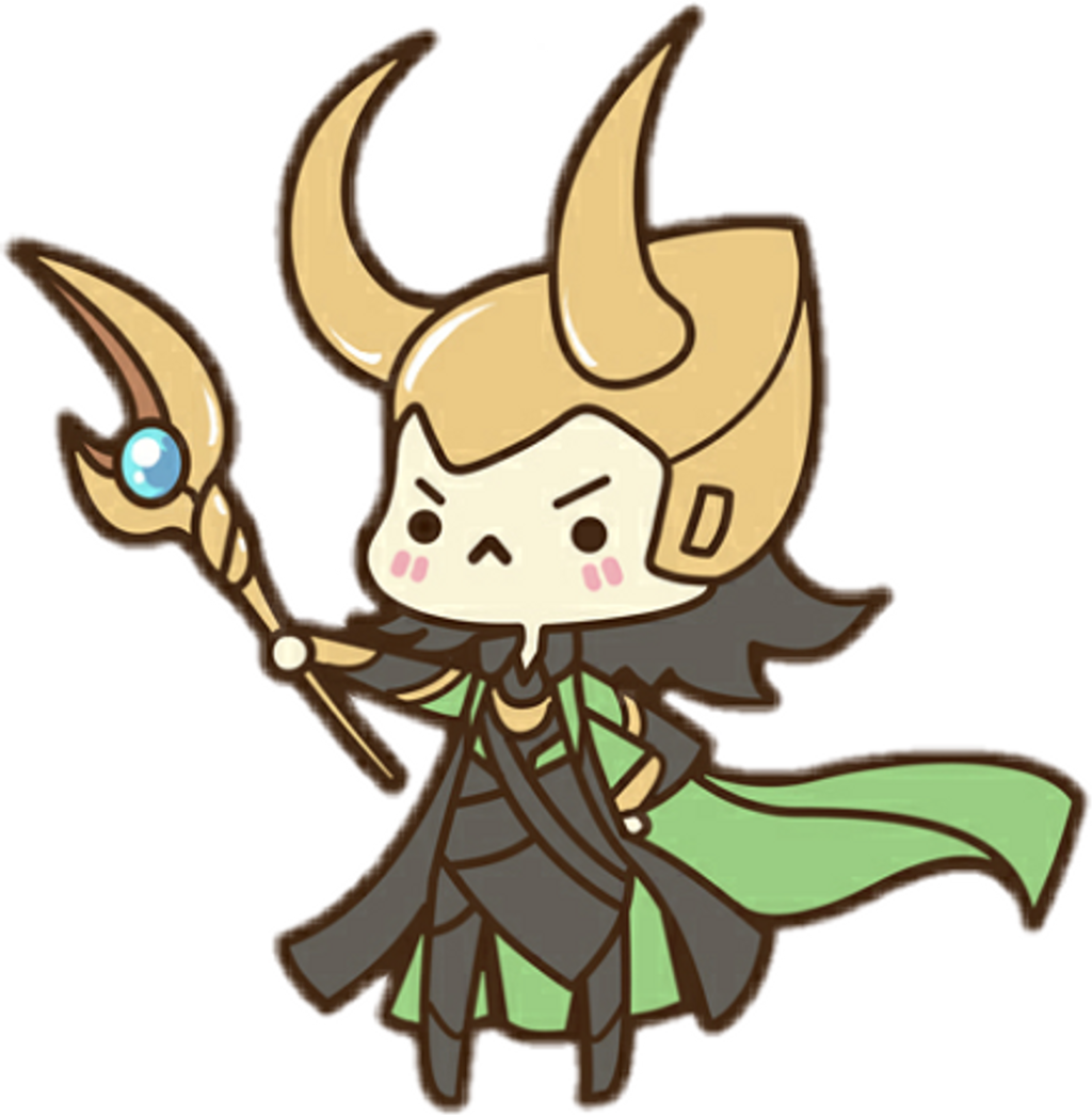 Cute Sticker - Loki Army (1024x1045)