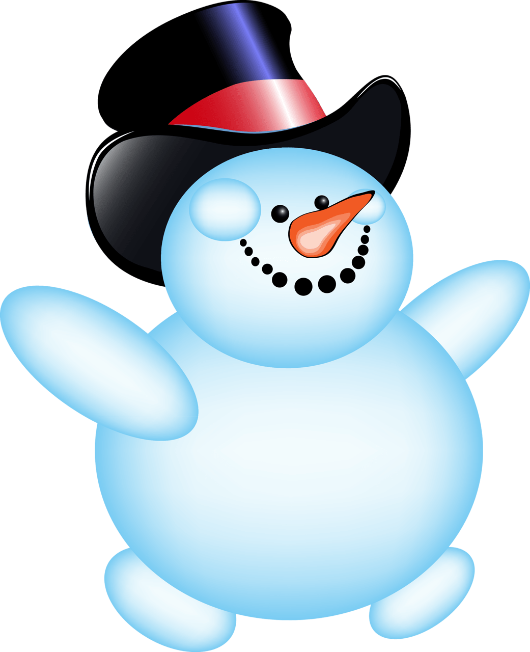 Transparent Brick Wall Clip Art - Snowman Clipart (1041x1280)