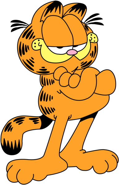 Book Vector Animated - Garfield Cartoon Png (600x600)