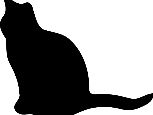 Fur Clipart Black Cat - Black Cat (640x480)