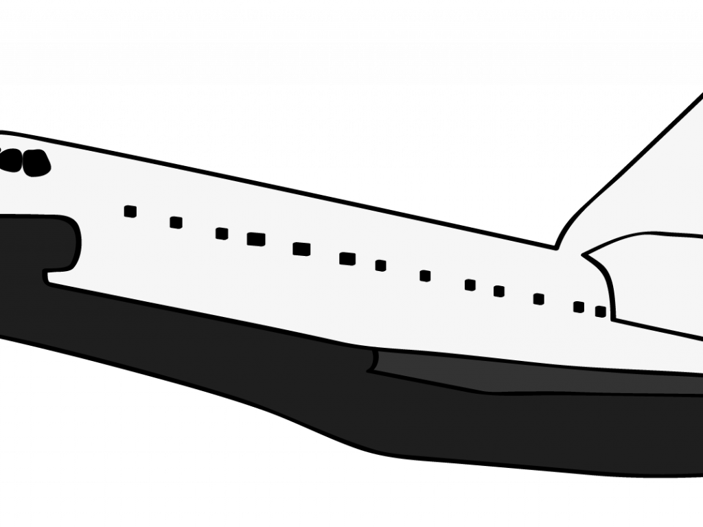 Space Shuttle Clip Art - Airliner (1024x768)