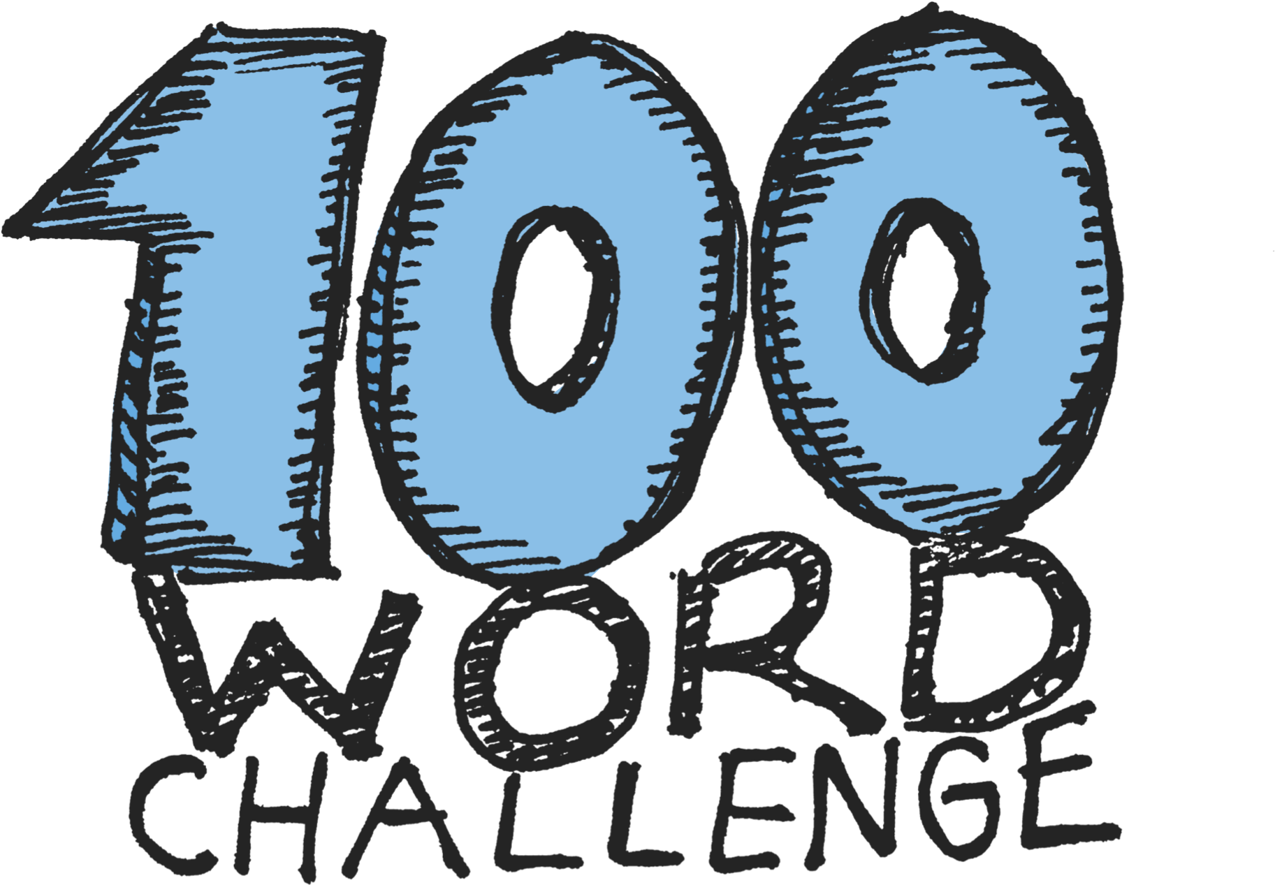 Words To Include - 100 Word Challenge Sign (2000x1600)