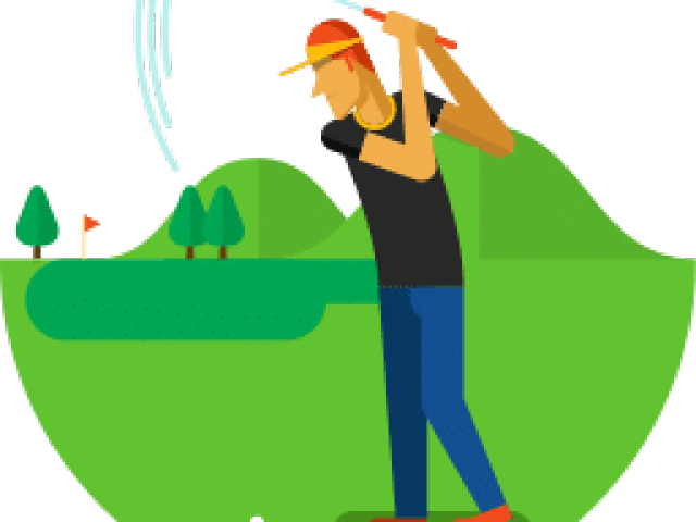 Golf Ball Clipart Golf Pin - Golf Ball Clipart Golf Pin (640x480)