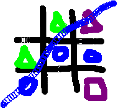 Grid Clipart Tic Tac Toe - Graphic Design (640x480)
