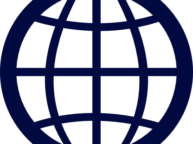 Grid Clipart Big - Globe Global Logo Transparent (640x480)