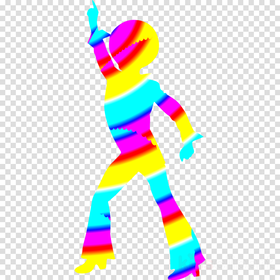 Disco Dancer Clipart Dance Disco Clip Art - Circle Badge Transparent Background (900x900)