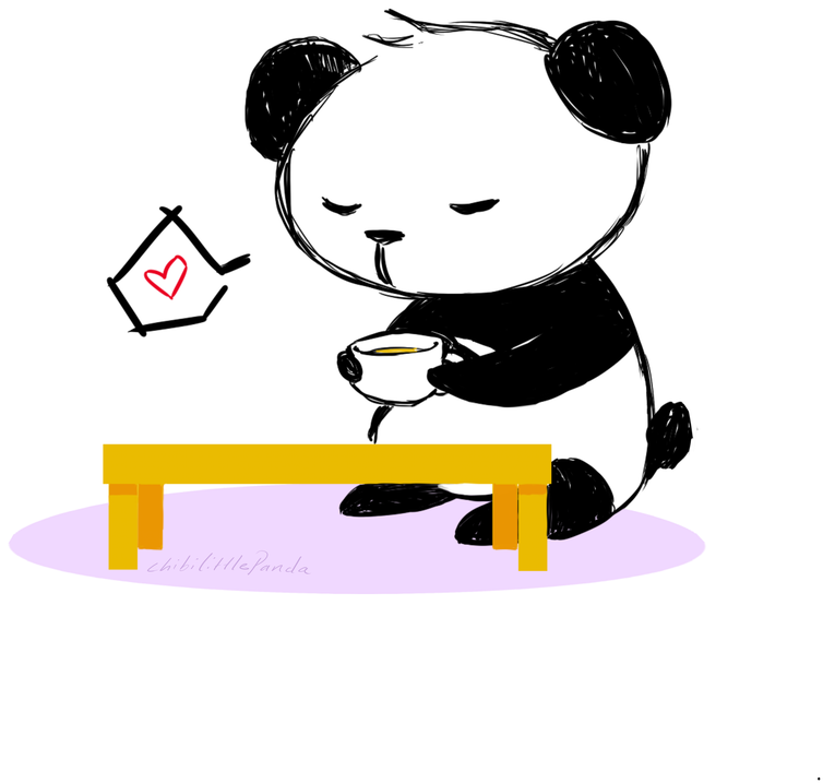 Tea Time By Chibilittlepanda - Cartoon (894x894)