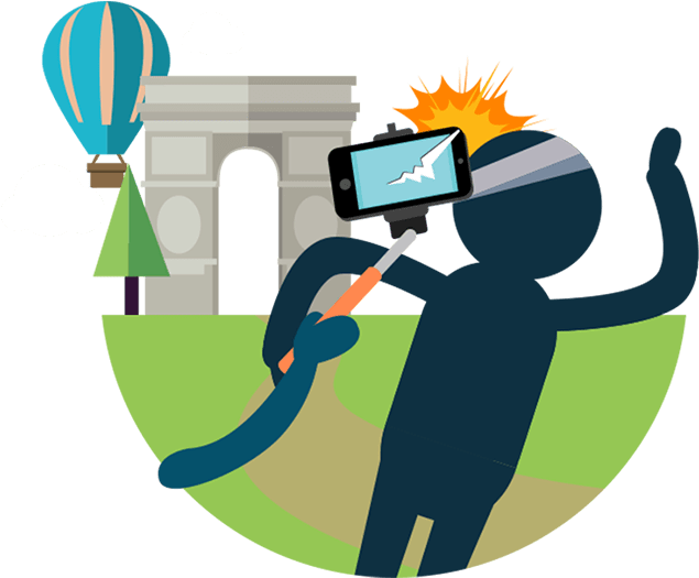 Selfie Stick - Related Injuries - Cartoon (1024x540)