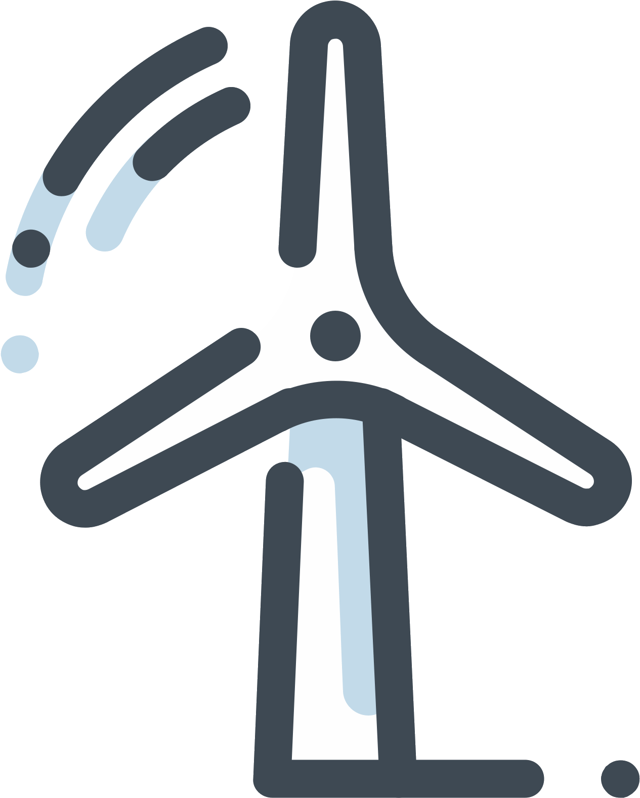 Vector Wind Turbine - Turbinas Png (1600x1600)